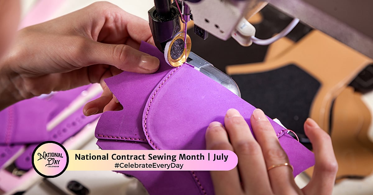 National Contract Sewing Month