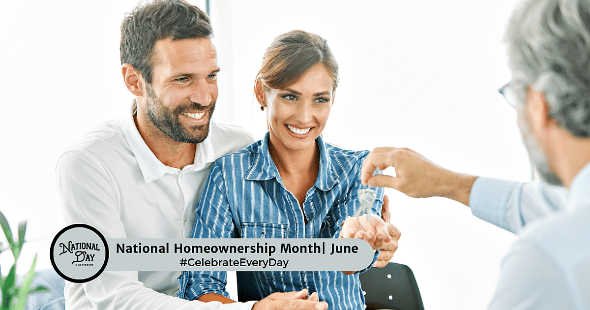 National Homeownership Month