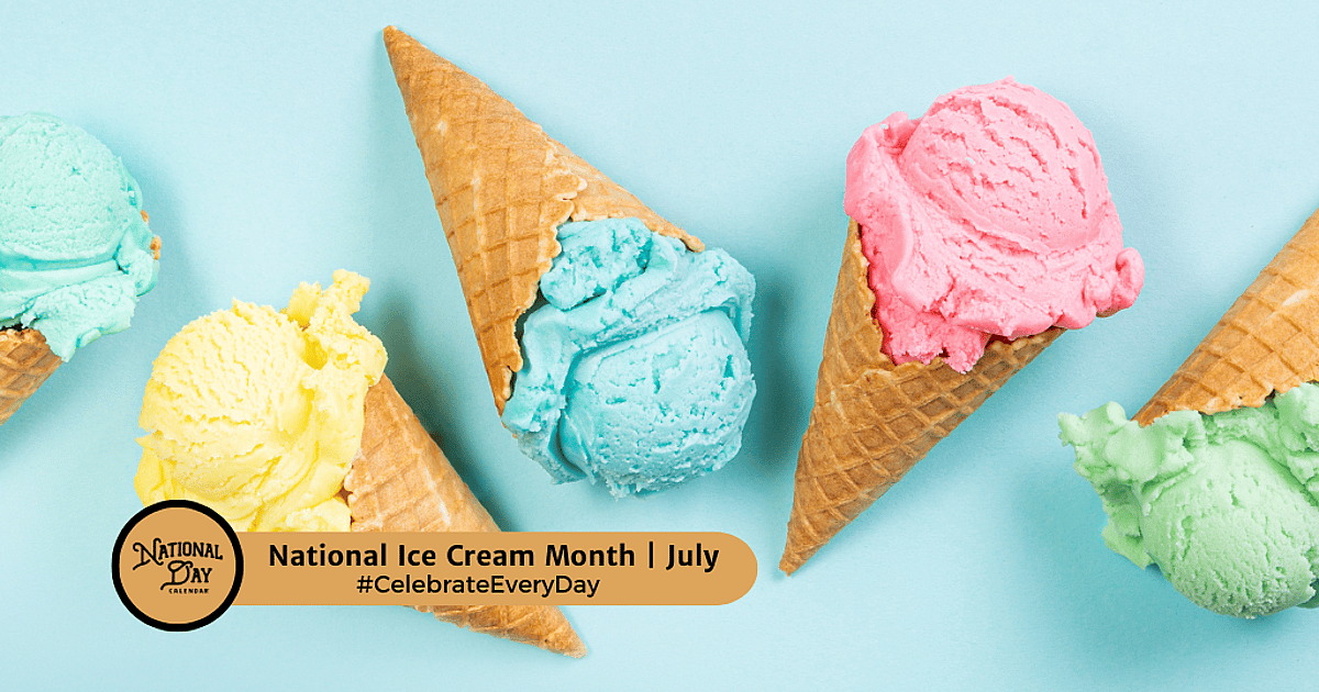 National Ice Cream Month